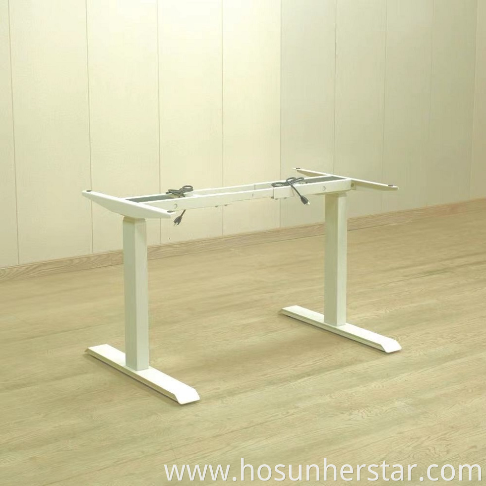 High configuration lifting table frame